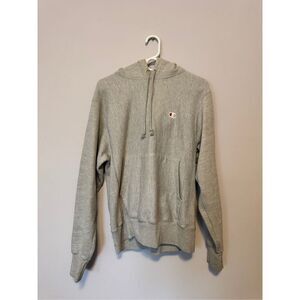 Vintage Champion Reverse Weave Sweatshirt Grey Hoodie Size Small